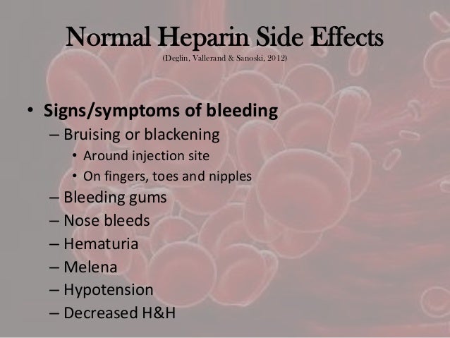 Coumadin Side Effects Nose Bleeds