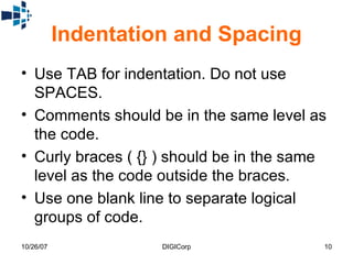 N E T Coding Best Practices | PPT | Email | Internet