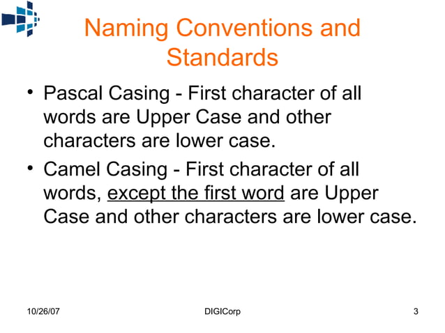 N E T Coding Best Practices | PPT