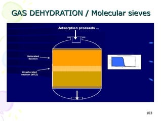 GAS DEHYDRATION / Molecular sieves




                                103
 