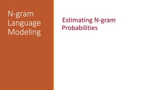 An N-Gram Language Model predicts the next word in a sequence | PDF