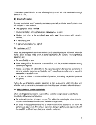 Personal Protective Equipment | PPEs | PDF