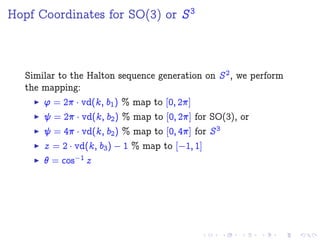 Sampling with Halton Points on n-Sphere | PDF