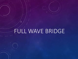 FULL WAVE BRIDGE
 