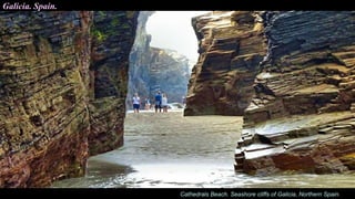 Galicia. Spain.
Cathedrals Beach. Seashore cliffs of Galicia, Northern Spain.
 