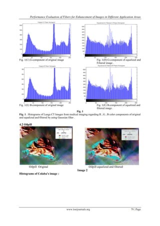Performance Evaluation of Filters for Enhancement of Images in ...