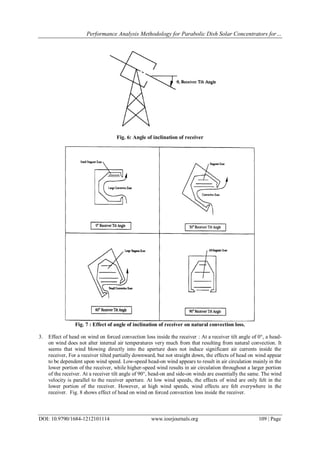 Performance Analysis Methodology for Parabolic Dish Solar Concentrators ...