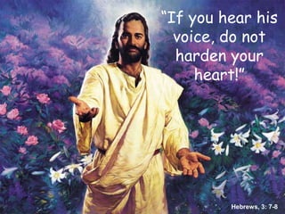 RejectingGod’spromisesAs the people requested, Moses sent 12 spies to reconnoitre Canaan and to prepare a detailed report.After 40 days, the spies returned and brought fruits of the ground.In their report, 10 spies added their doubts, basing in the strength of the cities and the inhabitants, giants.Caleb and Joshua tried to lead the people to trust God’s power to give them that land.The people complained and wanted to appoint a captain to return to Egypt. Besides, they tried to stone Joshua and Caleb.