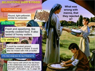 Trusting that God knows all our needs and provides us with the best things.