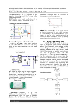 Smart Home Automation Based On 555 Timer | PDF
