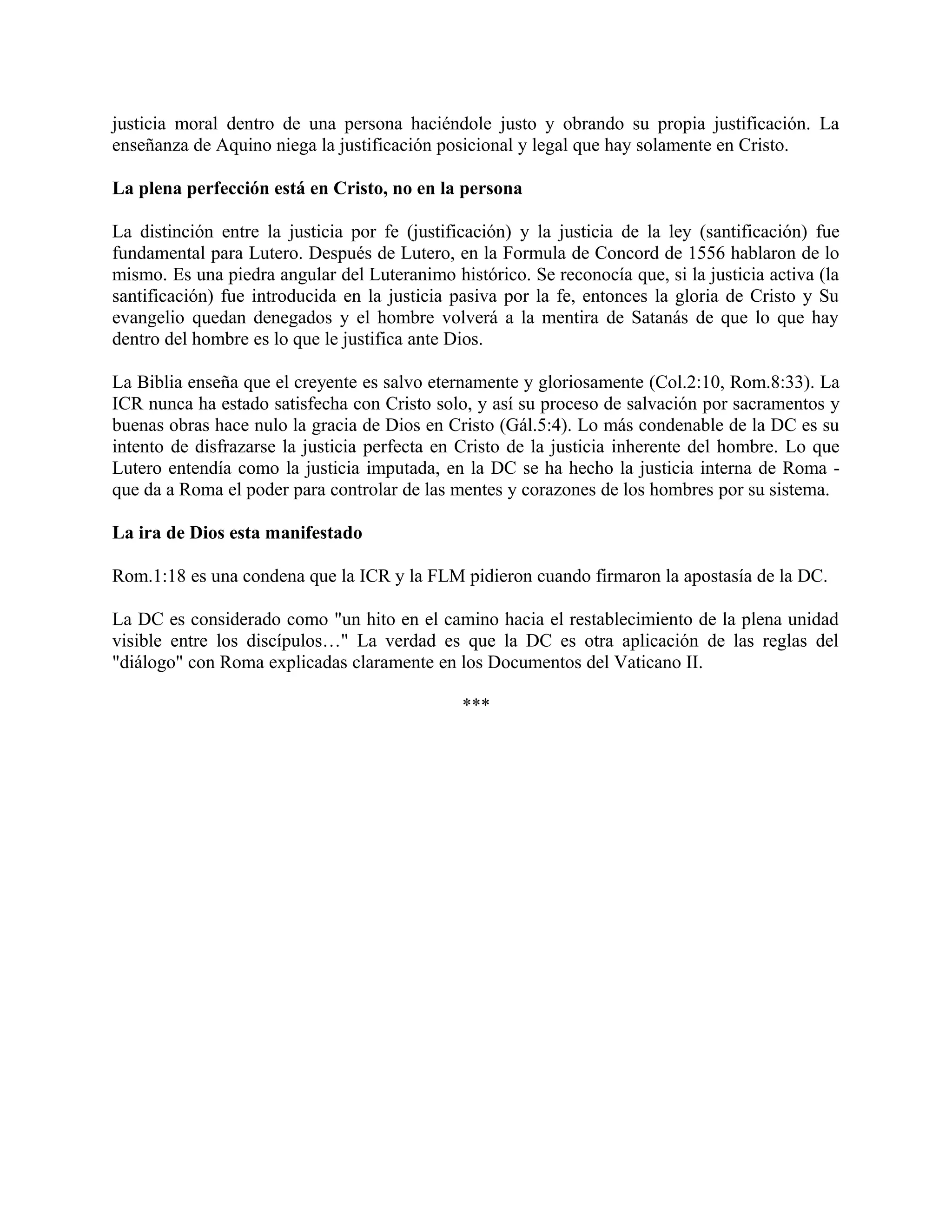 Sobre la doctrina de la justificacion PDF
