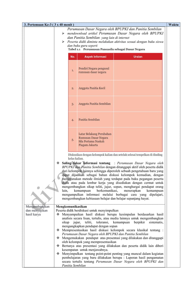 Contoh RPP Revisi 2017 Pendidikan Pancasila dan Kewarganegaraan (PPKN ...
