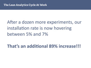 Lean Analytics Cycle | PDF