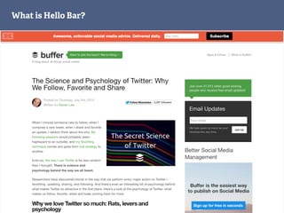 What is Hello Bar?
 