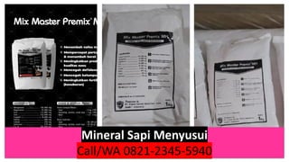 Mineral Sapi Menyusui
Call/WA 0821-2345-5940
 
