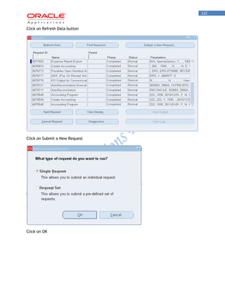 122 
Click on Refresh Data button 
Click on Submit a New Request 
Click on OK  