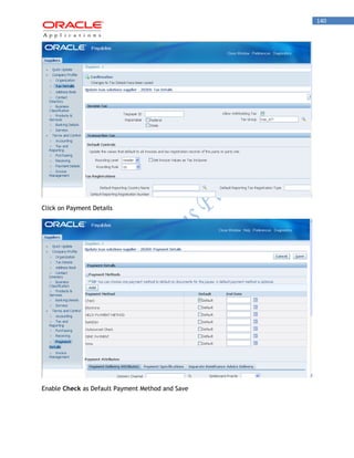 140 
Click on Payment Details 
Enable Check as Default Payment Method and Save  