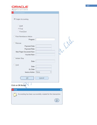 167 
Click on OK Button 
 