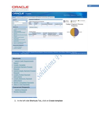 187 
2. In the left side Shortcuts Tab, click on Create template  