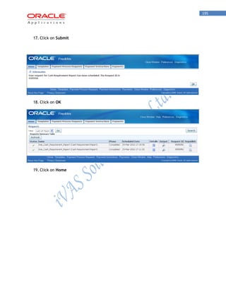 195 
17. Click on Submit 
18. Click on OK 
19. Click on Home  