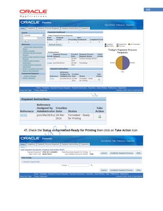 208 
47. Check the Status as Formatted-Ready for Printing then click on Take Action icon 
 