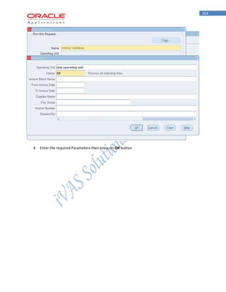 263 
4. Enter the required Parameters then press on OK button  