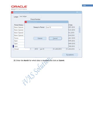 306 
20. Enter the Month for which data is sweeped and click on Submit  