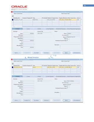 81 
4. Mixed Invoice  