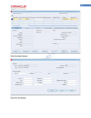 82 
Click the Match Button 
Click the find Button  