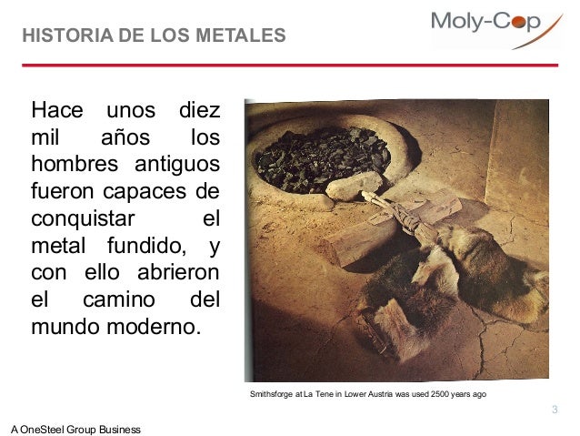 N° 1 historia de los metales