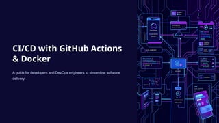 ci/cd with github actions and docker ppt | PPTX