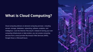this is a presentation for devops intern p2 on cloud computing | PPTX