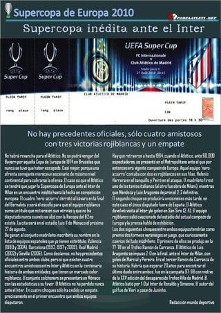 Nº 1 El Mensual de Forza Atleti Siempre.