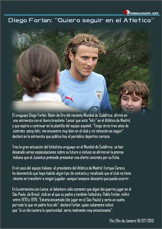 Nº 1 El Mensual de Forza Atleti Siempre.