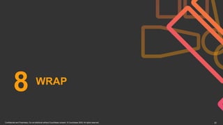Confidential and Proprietary. Do not distribute without Couchbase consent. © Couchbase 2020. All rights reserved. 37
WRAP
8
 