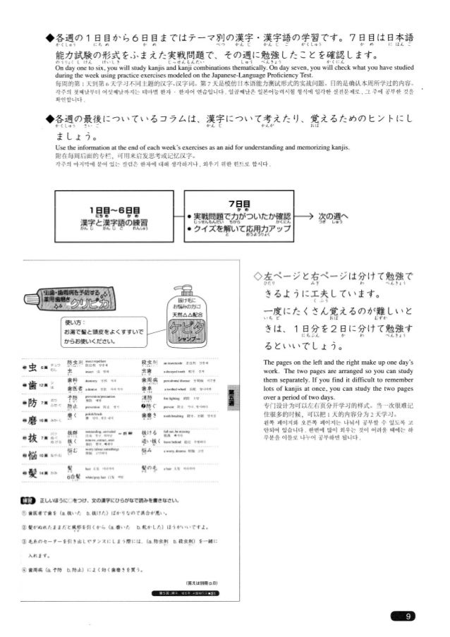 日本語総まとめ N2 漢字