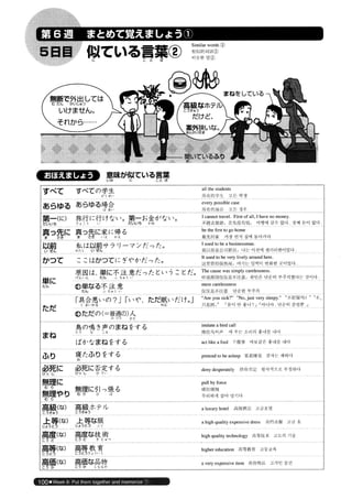 日本語総まとめ N2 語彙