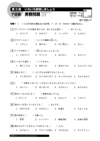 日本語総まとめ N2 語彙