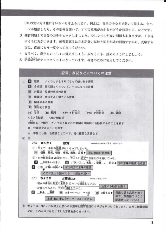 耳から覚える語彙n2 Từ Vựng On Thi Jplt N2