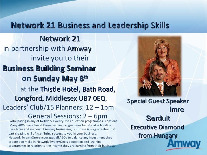 Network 21 product catalogue picture