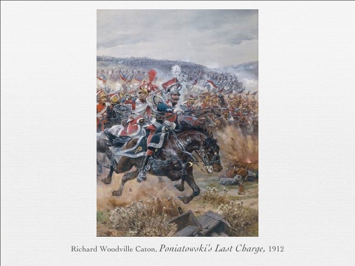 napoleon part 2 session vi voelkerschlacht richard woodville caton poniatowski s last charge 1912