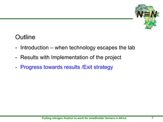 Assessment of progresses towards results