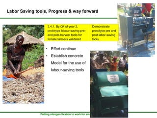 Assessment of progresses towards results