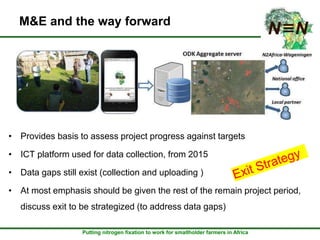 Assessment of progresses towards results