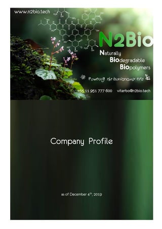 Company Profile
as of December 4th, 2019
 