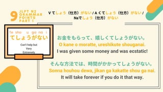 N2 Grammar Slide Part 1