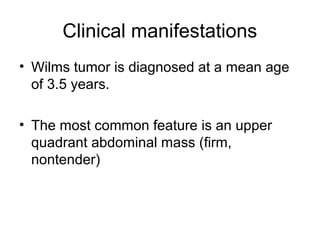 Wilms tumor | PPT