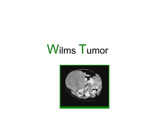 Wilms Tumor
 
