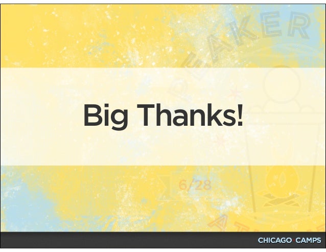 Speaker Camp Atlanta Workshop - June 28, 2014 Slide 121