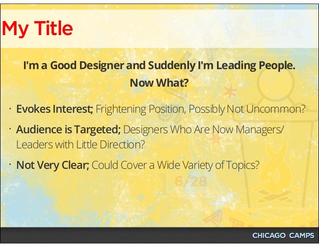 Speaker Camp Atlanta Workshop - June 28, 2014 Slide 35